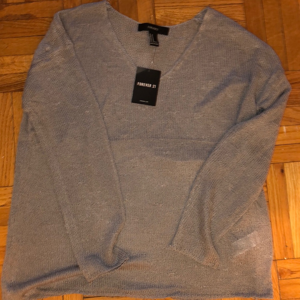 Gray sweater